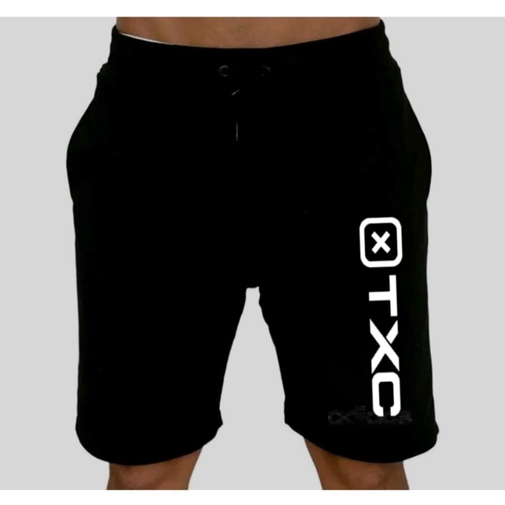 Short Txc Country de Moletom estilo Mauricinho Bermuda Masculino Fitnes Treino