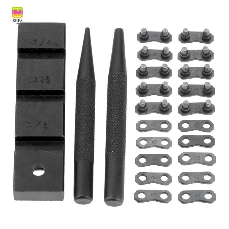 3PCS Serra De Bolso Corrente Conjunto De Ferramentas De Reparo De Peças De Reposição Acessórios Com 10 Conjuntos De 0,325 Pol . De Junção De Correntes De Motosserra