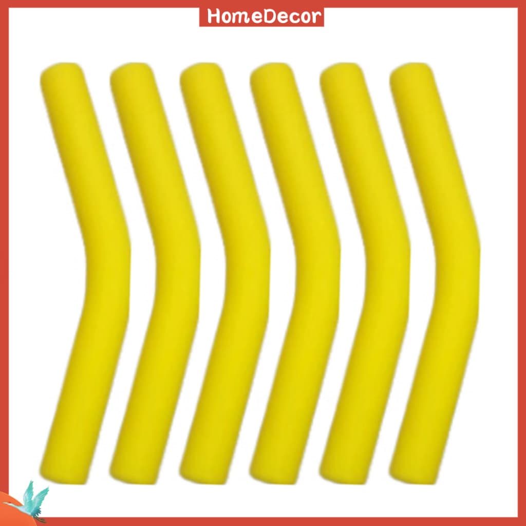 HD | Capas Flexíveis De Palha De Silicone Para A Granel Pontas 6pcs Reutilizáveis Palhas De Aço Inoxidável Hydraflow