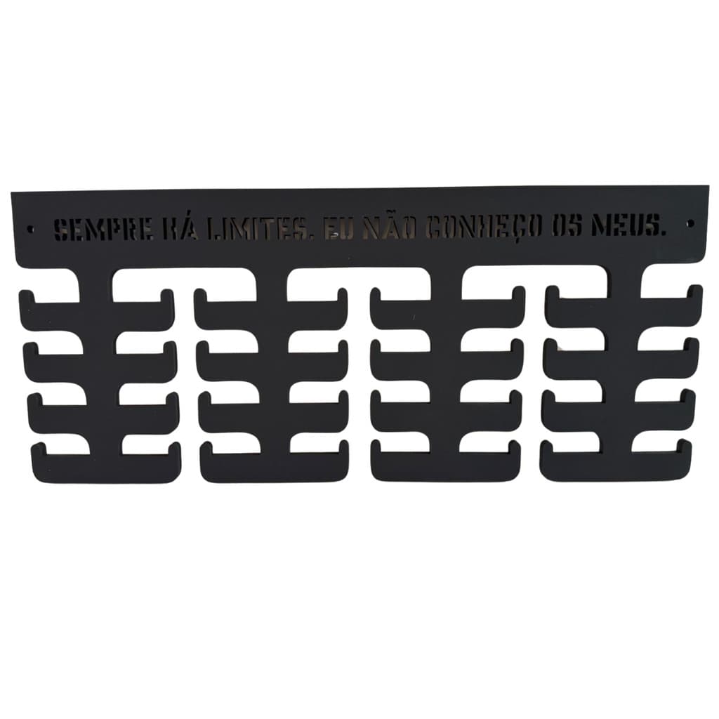 Porta Medalhas Sempre Há Limites Suporte Parede Para Medalha