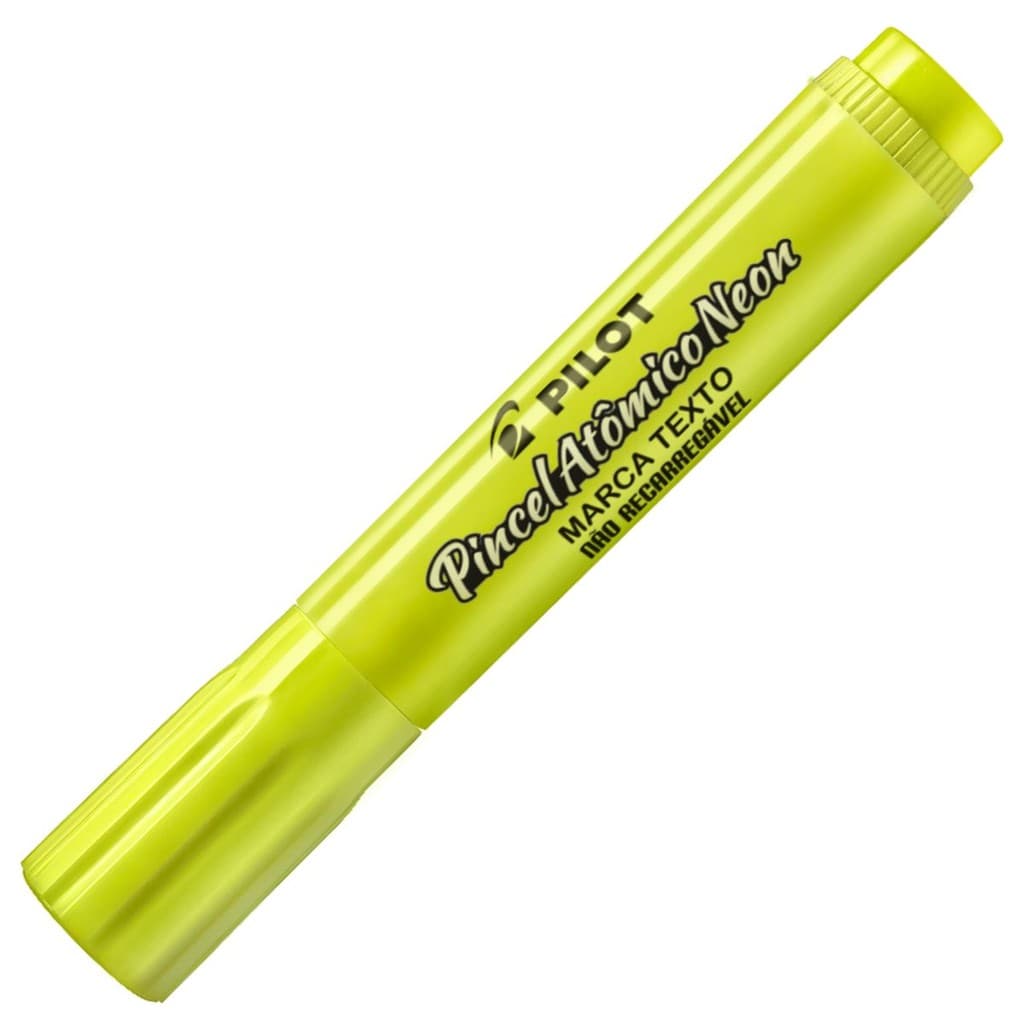 Caneta Pincel Atômico Permanente Neon Marca Texto - Pilot