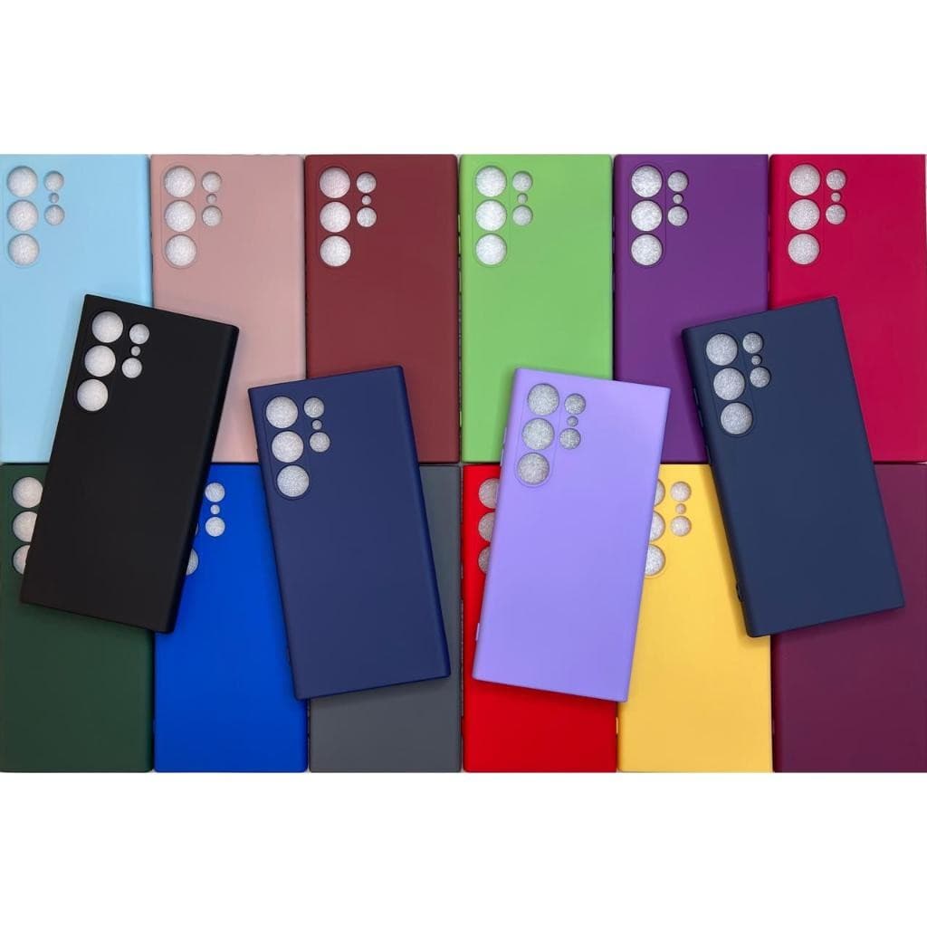 Capa Capinha Case Samsung Galaxy S24 ULTRA 5G Silicone Aveludado Proteção de Câmera