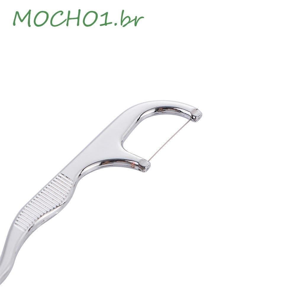 MOCHO1 Fio Dental De Aço Inoxidável À Prova De Poeira  Limpeza Portátil Reutilizável Fácil De Usar Higiene Oral
