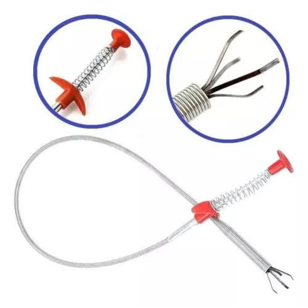 Desentupidor Para Pia Ralo Com Garra Flexível 60cm