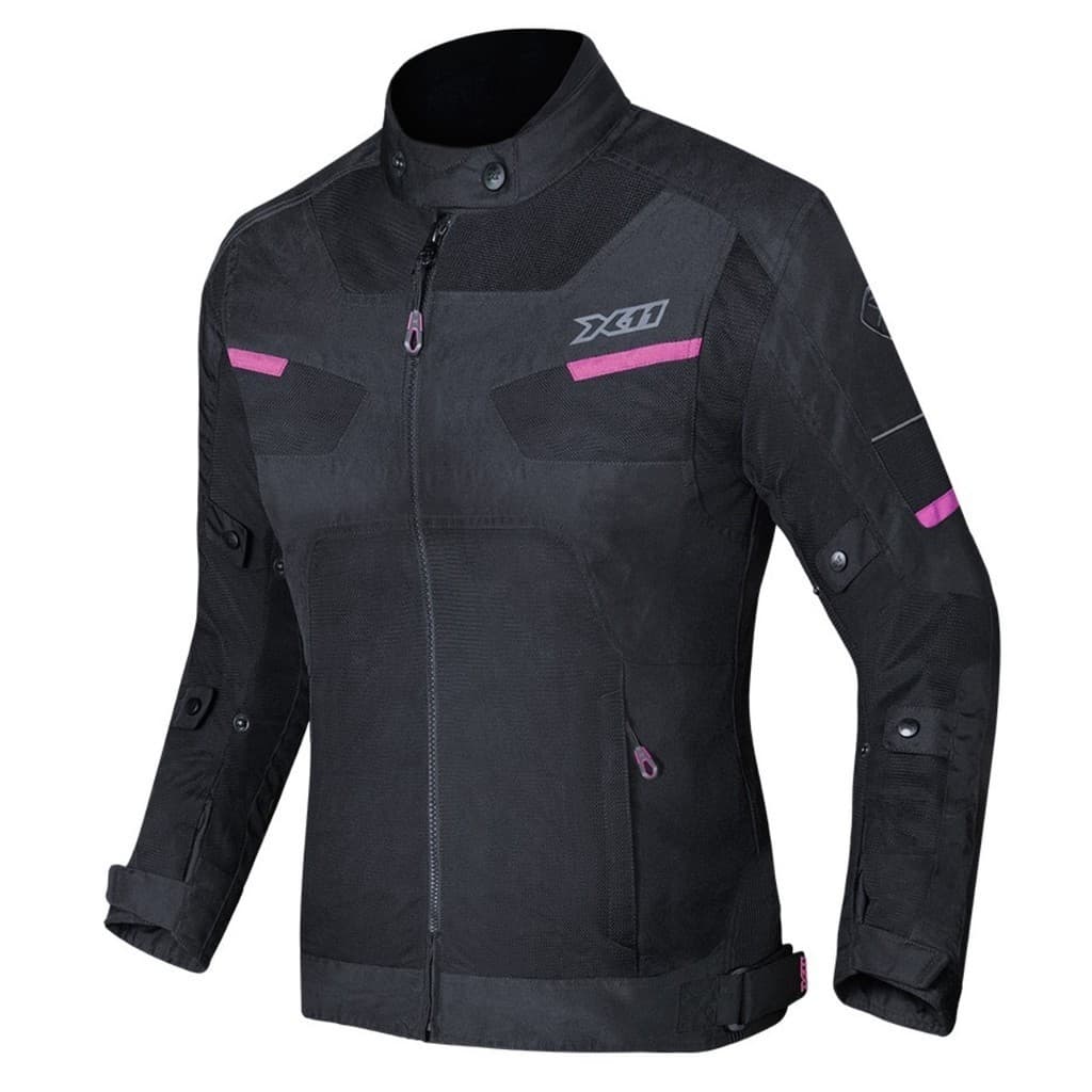JAQUETA MOTO MOTOCICLISTA X11 BREEZE 2 FEMININA ROSA