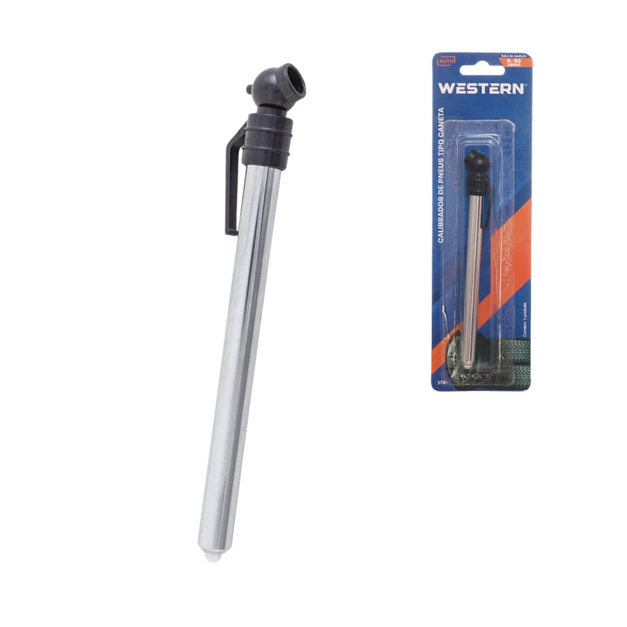 Calibrador Tipo Caneta De Pressão Pneu Moto Carro Bicicleta