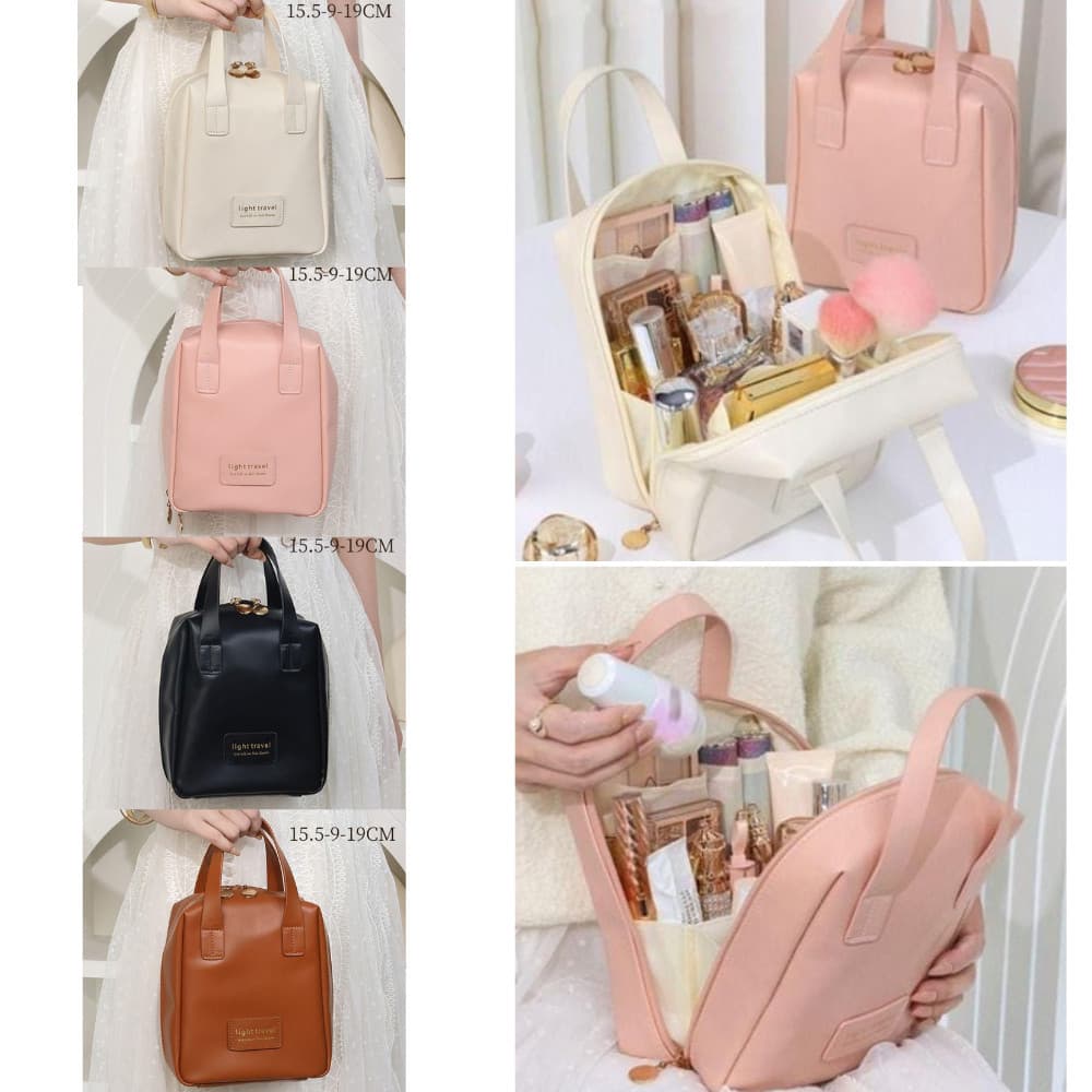 Bolsa de Cosméticos Necessaire Organizador de maquiagem Impermeável Portátil Ideal para o Uso Diário