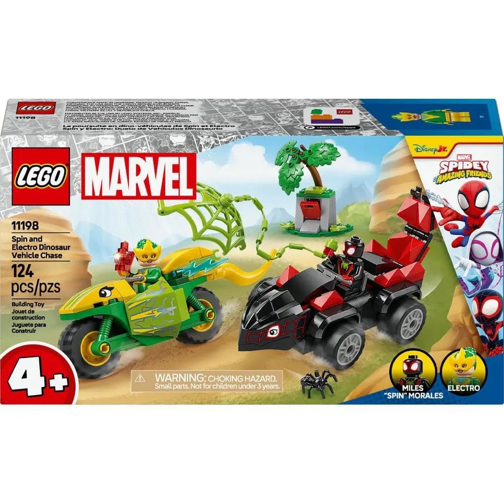 Lego Marvel Spidey Perseguição Spin E Electro - Lego 11198