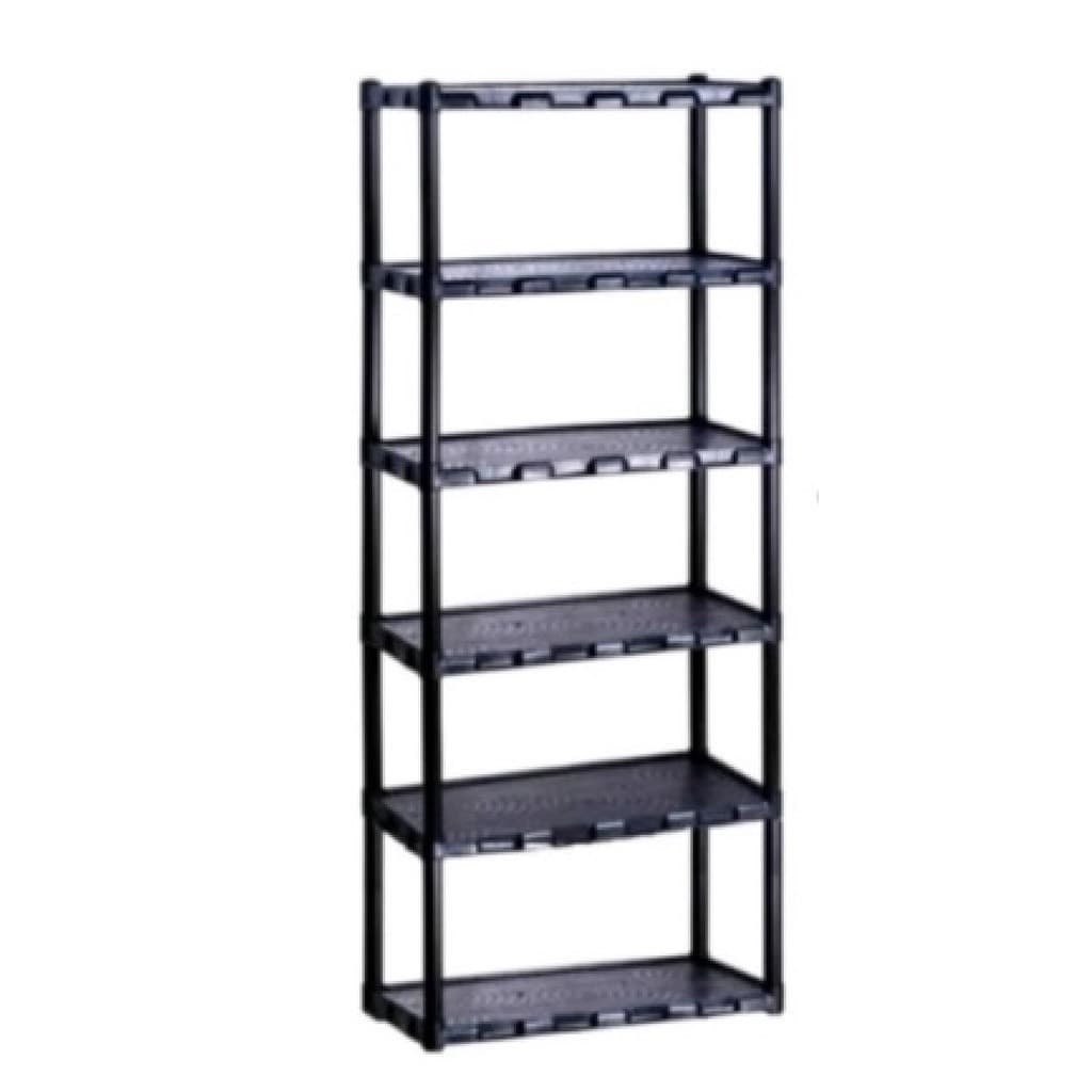 Estante Organizadora Modular Plastica Com com pezinhos 6 Prateleiras 1,64x55x25cm