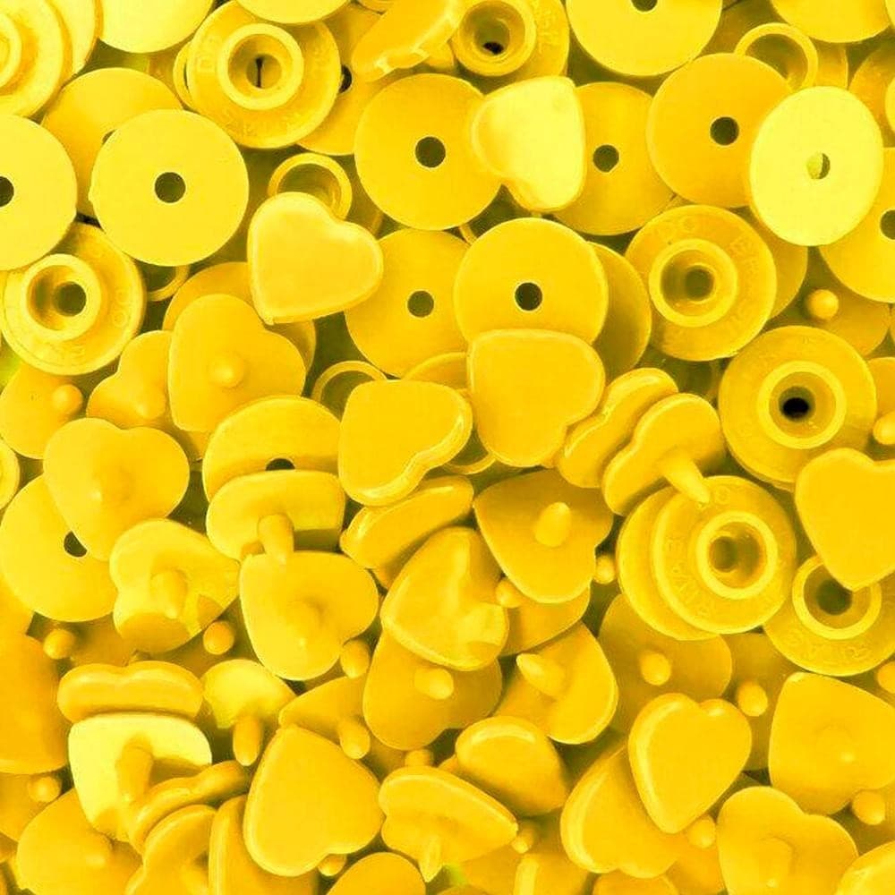 Botao de Pressao Coracao Ritas 10mm Pacote com 50un