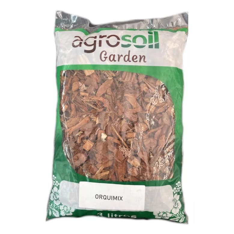 Orquimix Para Orquídeas 3 L - Carvão Triturado Musgo Casca de Pinus