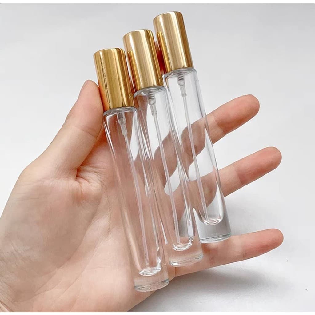 Kit Com 6 Porta Perfume De Bolsa Spray Luxo 10ml De Vidro