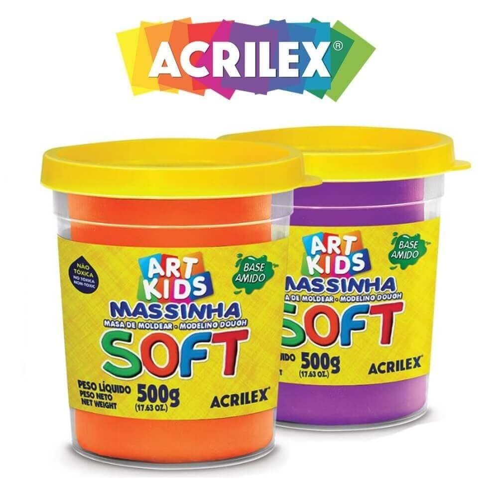 Massa Para Modelar Soft 500gr - Acrilex
