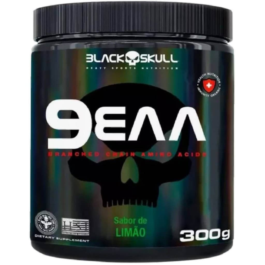 9EAA Black Skull Sabor Limão 300g Melhores Aminoácidos Para Quem Treina