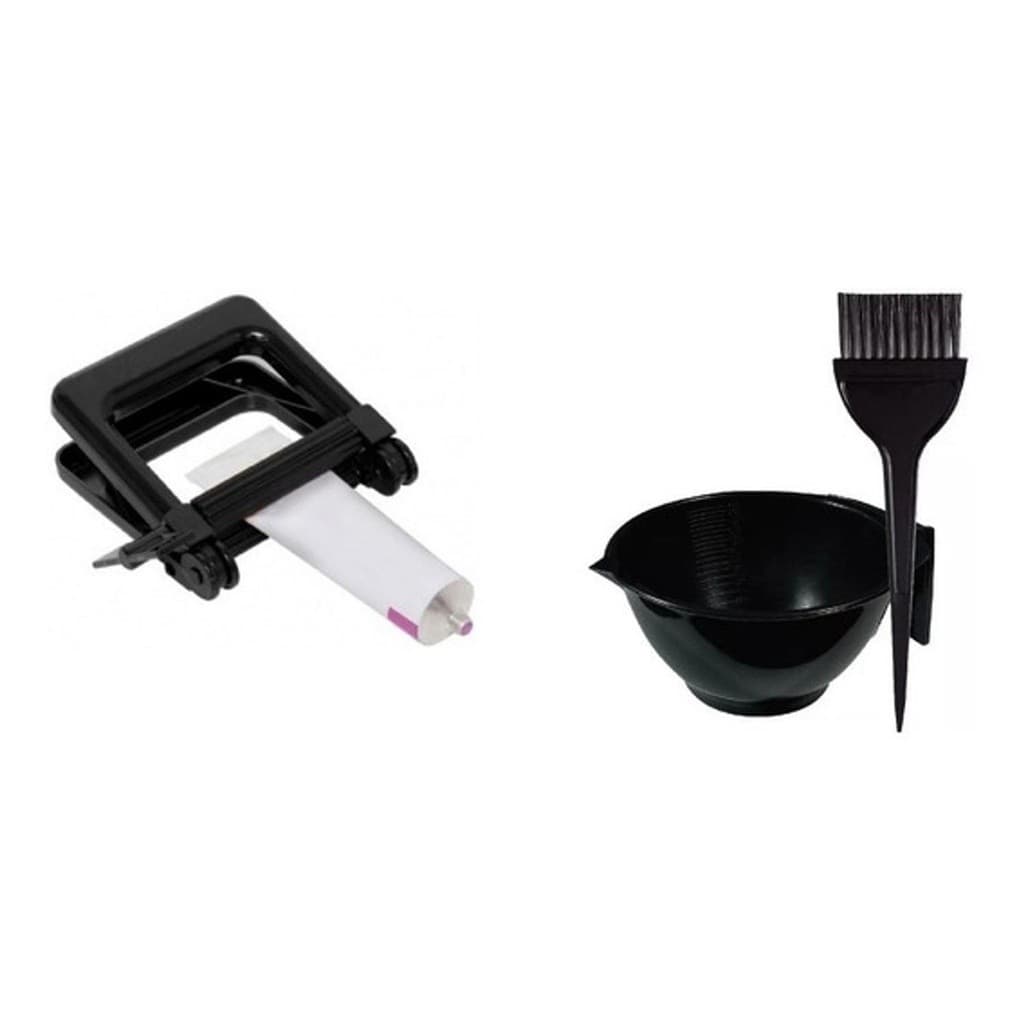 Cumbuca + Pincel + Espremedor de tinta - Kit Coloração