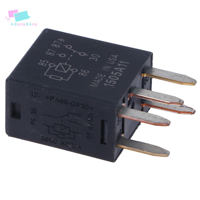 Abongbanghn G8V-RH-1C7T-DC12 G8VRH1C7TRDC12 12V Relé Automotivo SPDT 35A 12VDC 5 Pinos
