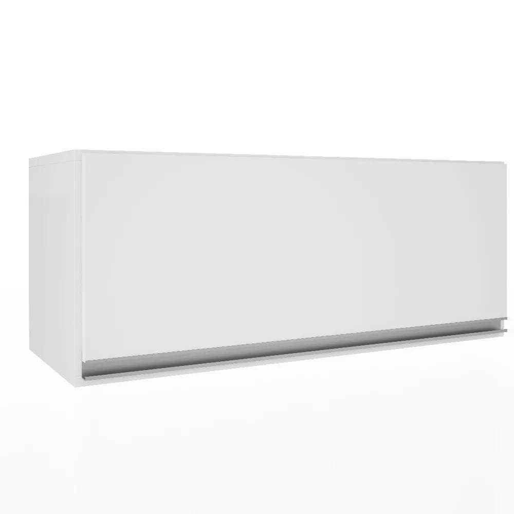 Armário Aéreo Geladeira De Cozinha e Lavanderia 1 Porta Top Class 0,80m Branco