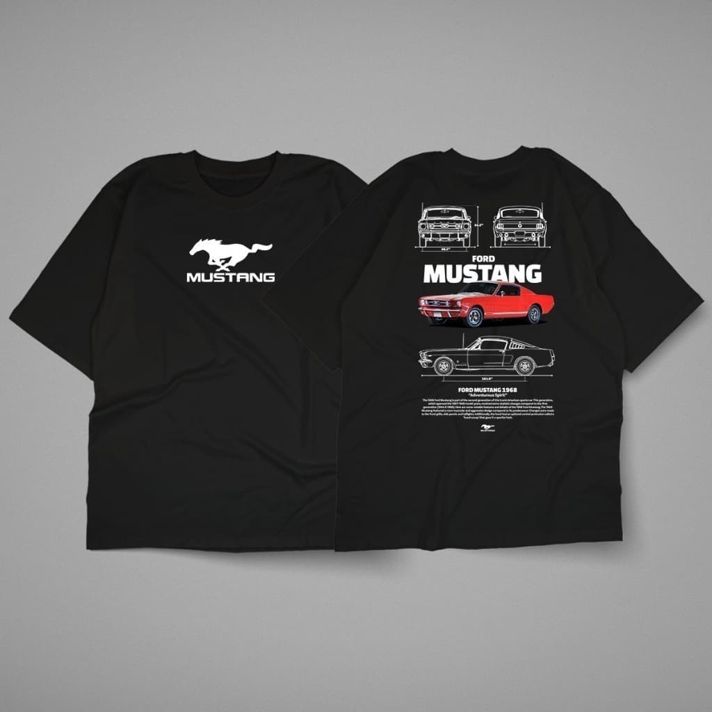 Nova Camiseta Mustang's Clássicos e Modernos Unissex Algodão Camisa Carros Promoção Lançamento Plus Size
