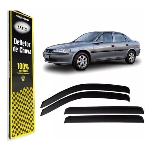 Defletor Calha de Chuva Vectra Sedan 1997 a 2005 4 Portas Ecoflex