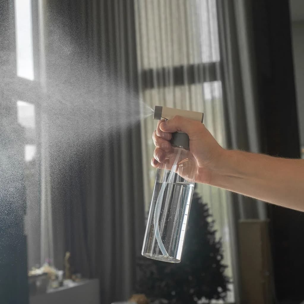 Borrifador Multiuso Limpeza Flow 500ml Bege Ou Com Trava