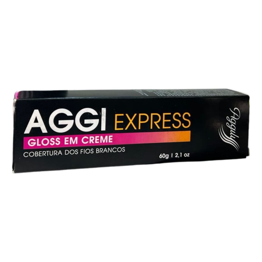 Aggi Express Tintura Permanente Sem Tom Para Cabelos Brancos Mantem cor Natural dos fios