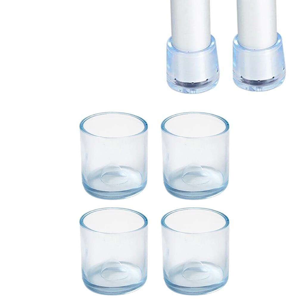 4pcs Protetor Silicone Pé Cadeira Móveis Mesa Anti Derrapante Previne Ruído Barulho Risco Chão Piso