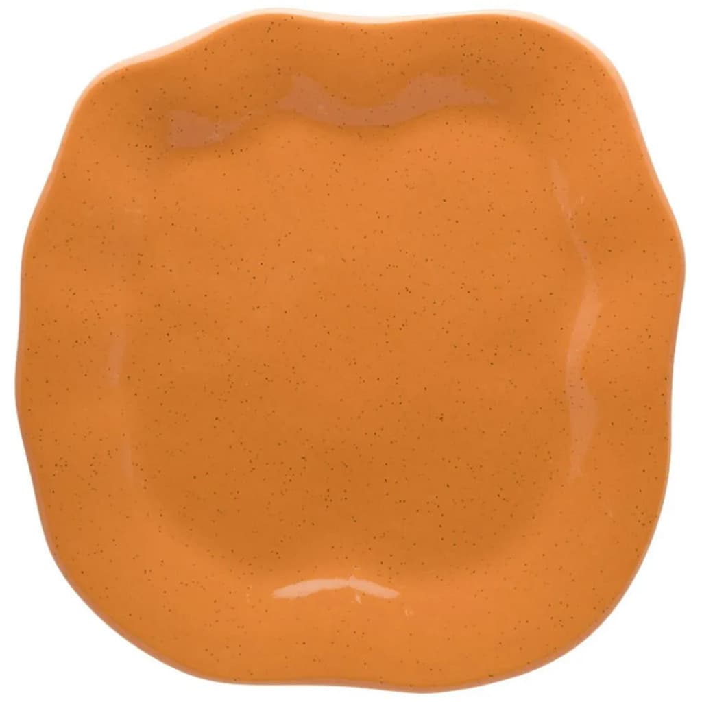 Travessa Rasa Ryo Papaya 28cm Oxford Porcelanas Laranja Orgânica