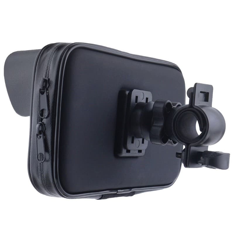 XI 360 Graus De Rotação Da Motocicleta Guiador Suporte Do Telefone Com Sunvisor Scooters Montar Titular Moto Celular Sac