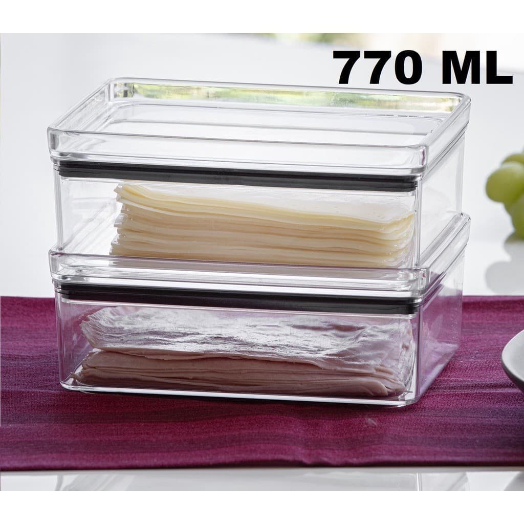 Porta Frios Hermético 770ml Pote Mantimentos Empilhavel Paramount