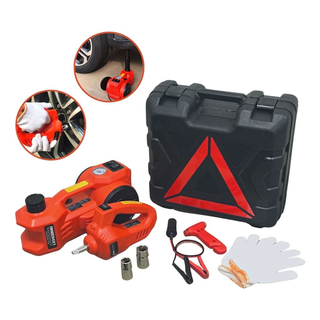 Macaco Elétrico Hidráulico 4 em 1 c/ Compressor Importway