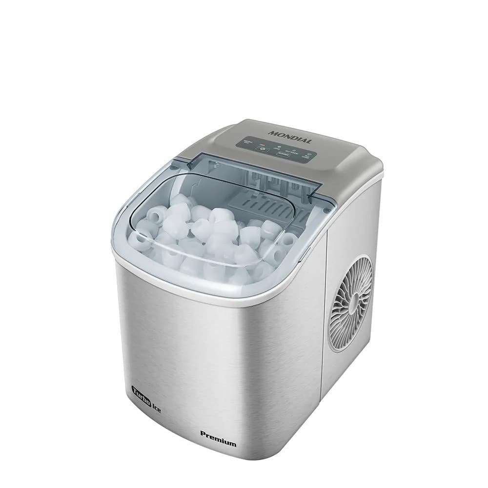 Máquina de Gelo  Mondial Turbo Ice Premium 12kg 220v