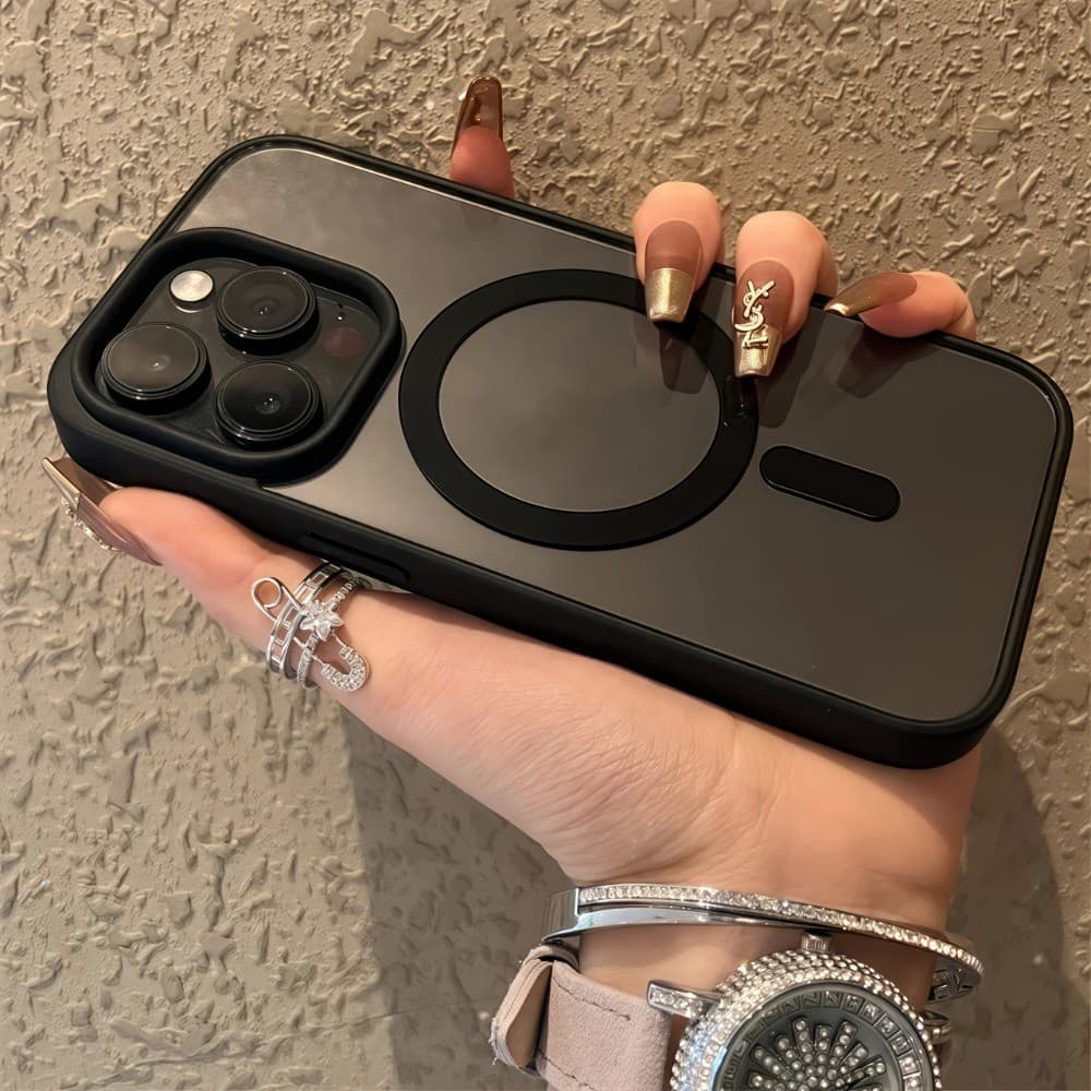 Capa De Telefone Magnética Transparente , Adequada Para iPhone 11 15 14 16 12 13 MAX 12 Mini 13 XR Plus , Compatível Com