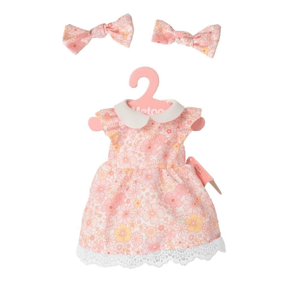 Roupa de Boneca Metoo Vestido Vintage Flowers Com Cabide