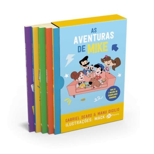 Box As aventuras de Mike | Manu Gabriel - Digilio Dearo | Infantil | Editora Planeta