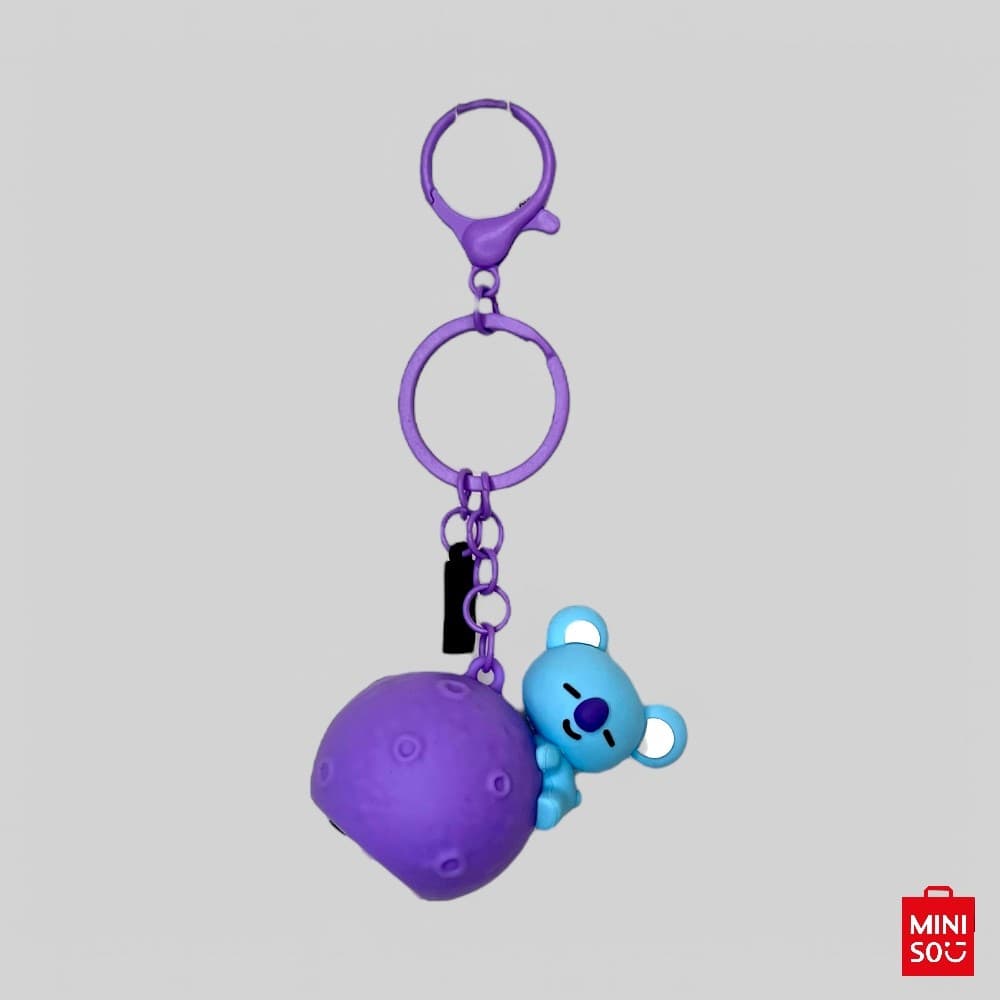Chaveiro BT21 Koya Luminoso Original Miniso – Acessório Decorativo com Pingente de Luz