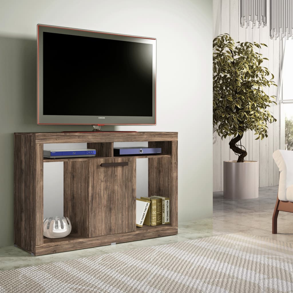 Rack para TV Até 42 Polegadas Sala Multiuso 1 Porta