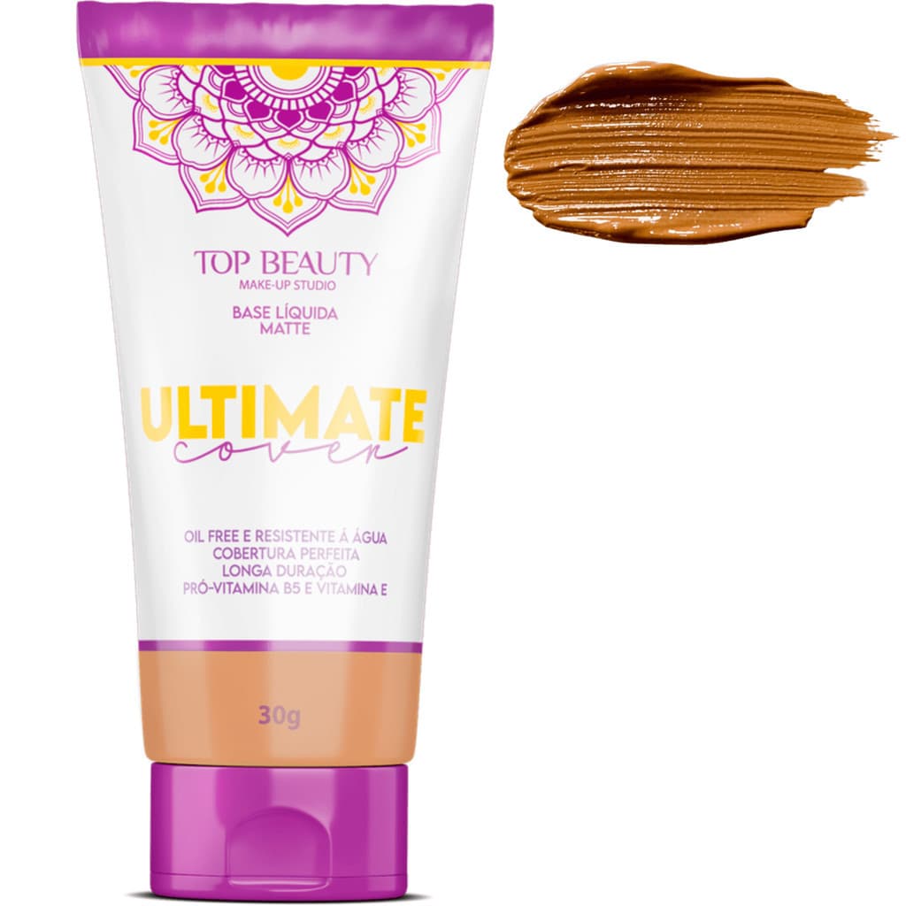 Base Líquida Ultimate Cover Cor 04 – Bege Escuro
