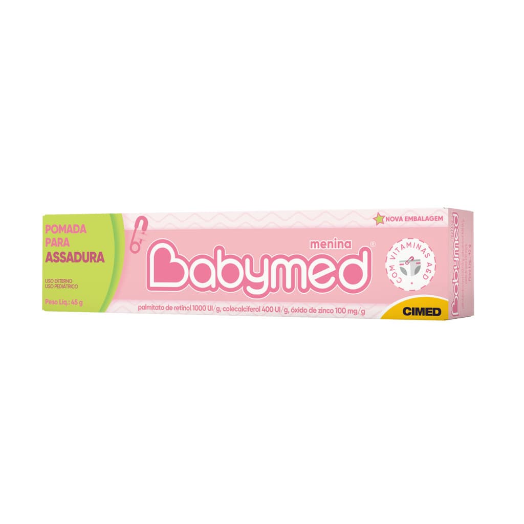 Pomada para assaduras Cimed Babymed 45g - Rosa