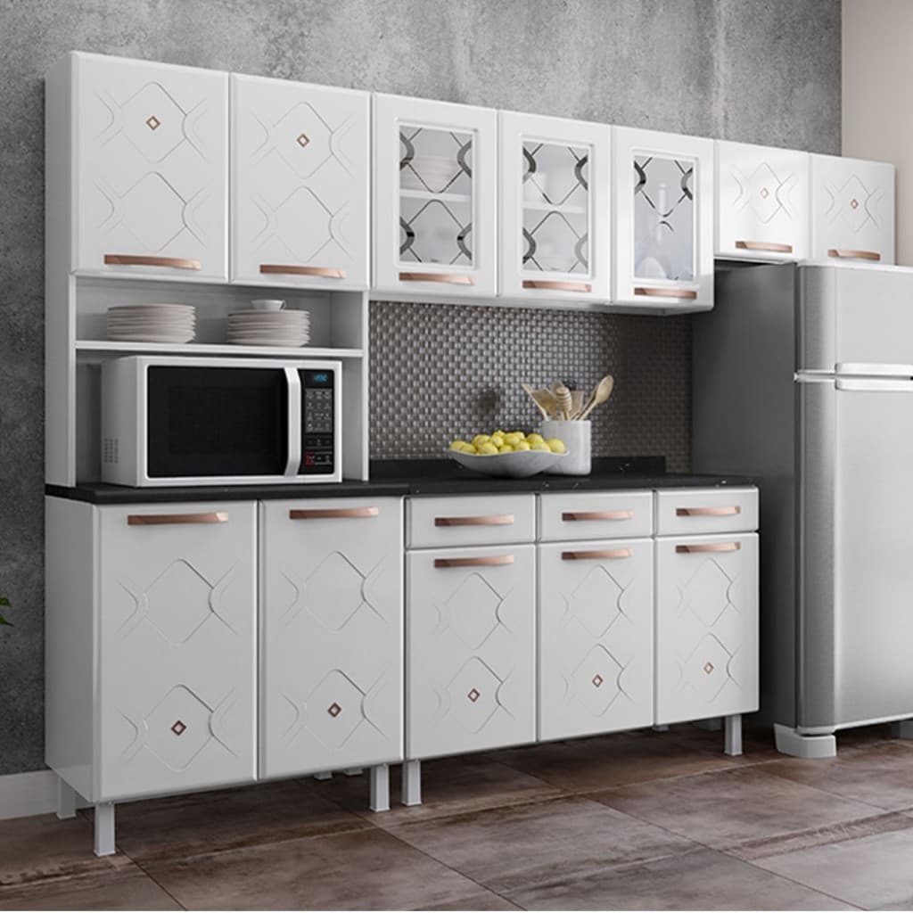 Cozinha de Aço Completa Telasul Mirage Com Balcão