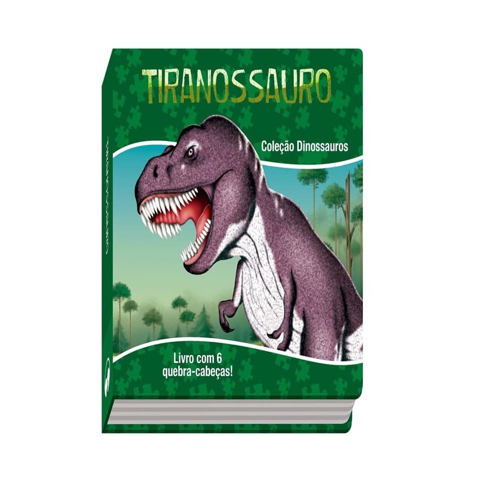 Quebra Cabeça Capa Almofadada Dinossauros - Tiranossauro