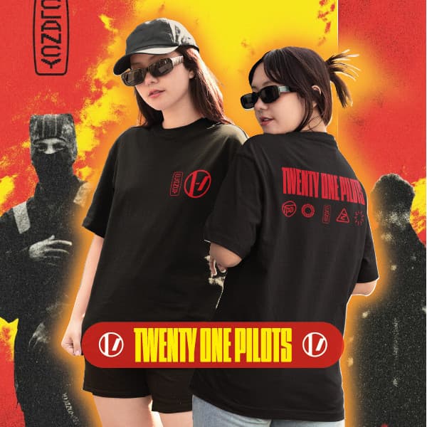 Camiseta Frot classic twenty one pilots 1 Classic Masculina Tshirt Blusa Camisetas 100% algodão fio 30.1 envio imediato