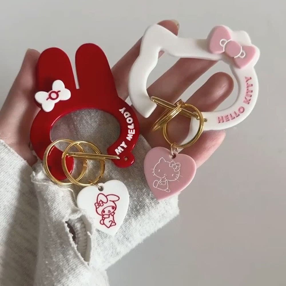 Chaveiro Fofo Com Pingente De Bolsa Fivela De Montanhismo Da Série Sanrio
