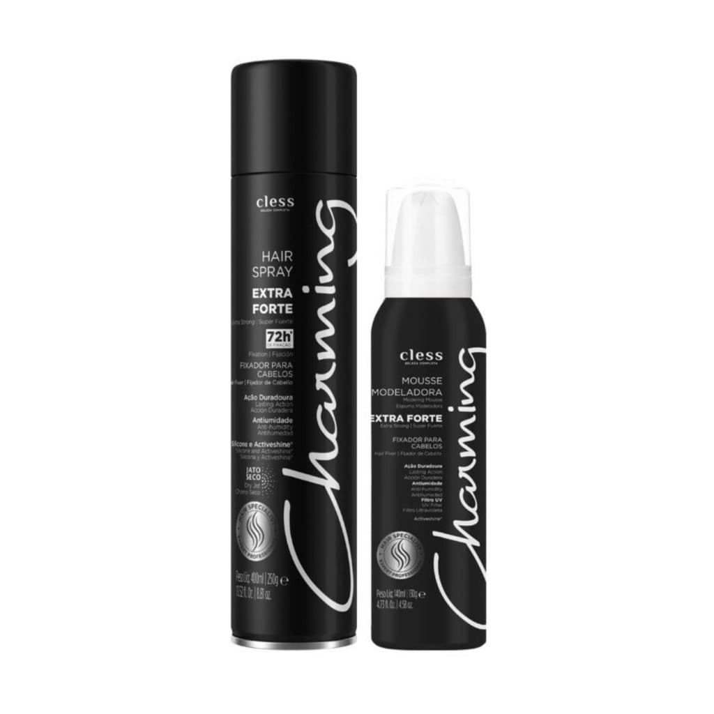 Kit Charming Extra Forte 2pc (Spray 400ml + Mousse 140ml)