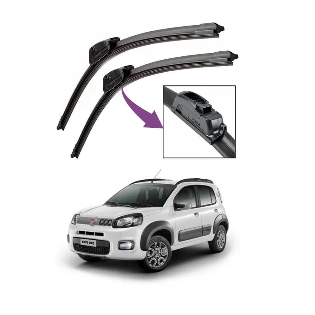 Palheta Dianteira Automotiva Silicone 24"