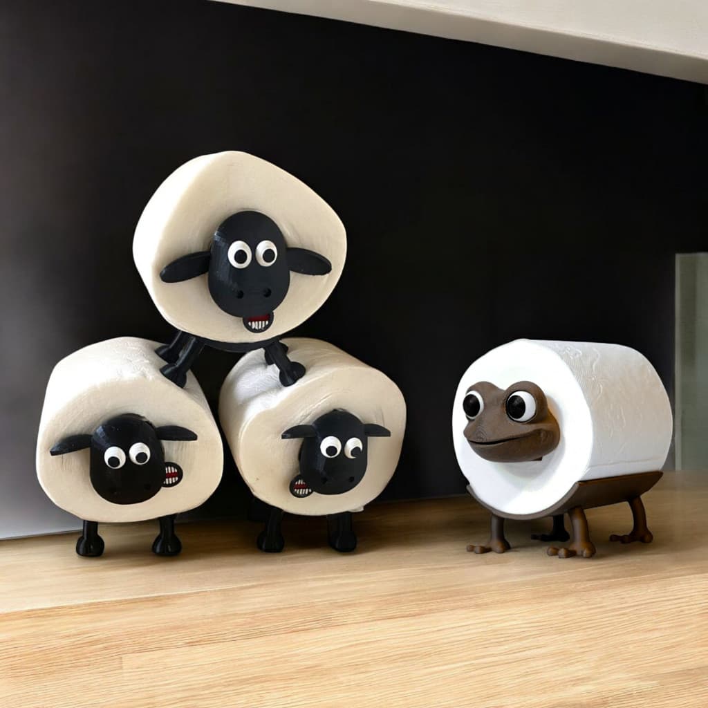 Suporte Papel Higiênico Shaun Carneiro. Decoração, Presente, Banheiro, criatividade, Ovelha, hobbie