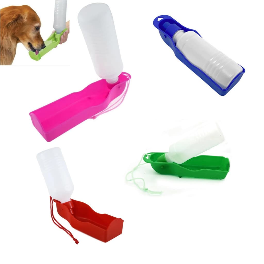 Bebedouro Portátil Pet Garrafa Cães Passeio Viagem 250ml Mimo Pets