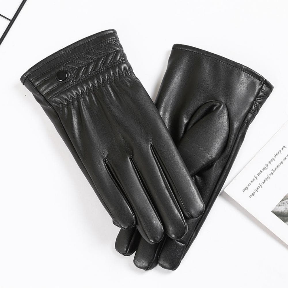 Luvas de motocicleta forradas  de inverno E-10