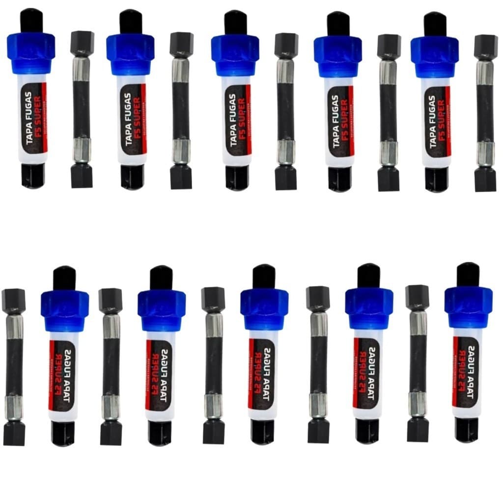 KIT 10 Tapa Fugas F5 Super 8ML C/ Mangueira Dose Única