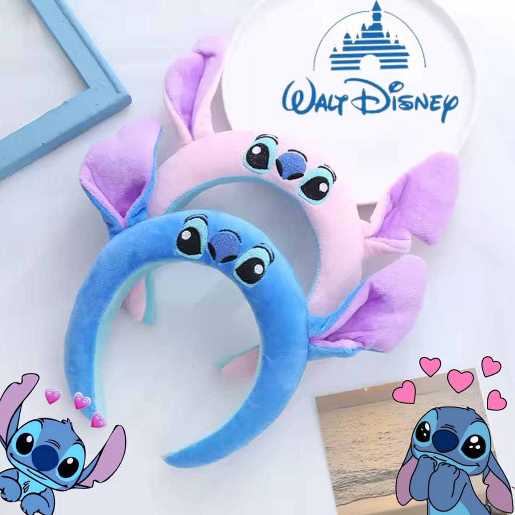 Tiara Arco Stitch para Maquiagem Arquinho para Cabelo Crianças
