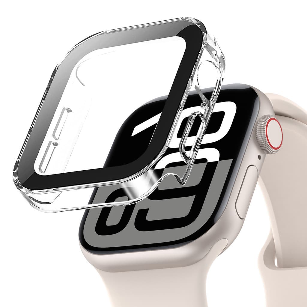 Capa e Película para Apple Watch Ultra  3 2 SE Series 11 10 9 8 7 6 5 4 de 40 44 41 45 42 46 49mm Caixas de relógio